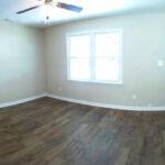 Laminated Floor in A Closed Room View After Redevelopment