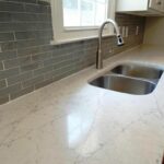 Quartz Platform and Sink for Kitchen Purposes