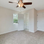 Redeveloped Bedroom with Storage Space, Gate, and New Floor