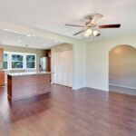 Granite Topped Island in a Remodeled Kitchen