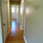 New Flooring in the Hallway and Gates with White Paint