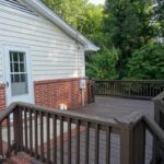 Spacious and Open Deck Space Upstairs with Laminated Flooring