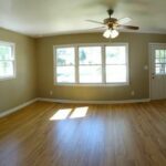 New Vinyl Flooring with Lights and Windows