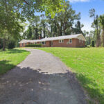 Large Lot with Road, Trees, and Vegetation