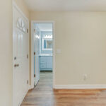 Interior View of Remodeled House and New Kitchen